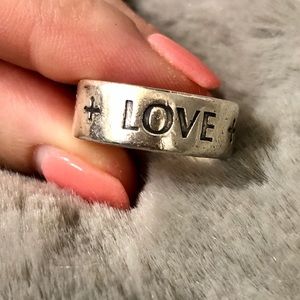 FAITH + HOPE + LOVE James Avery ring - retired